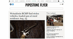 Desktop Screenshot of pipestoneflyer.ca